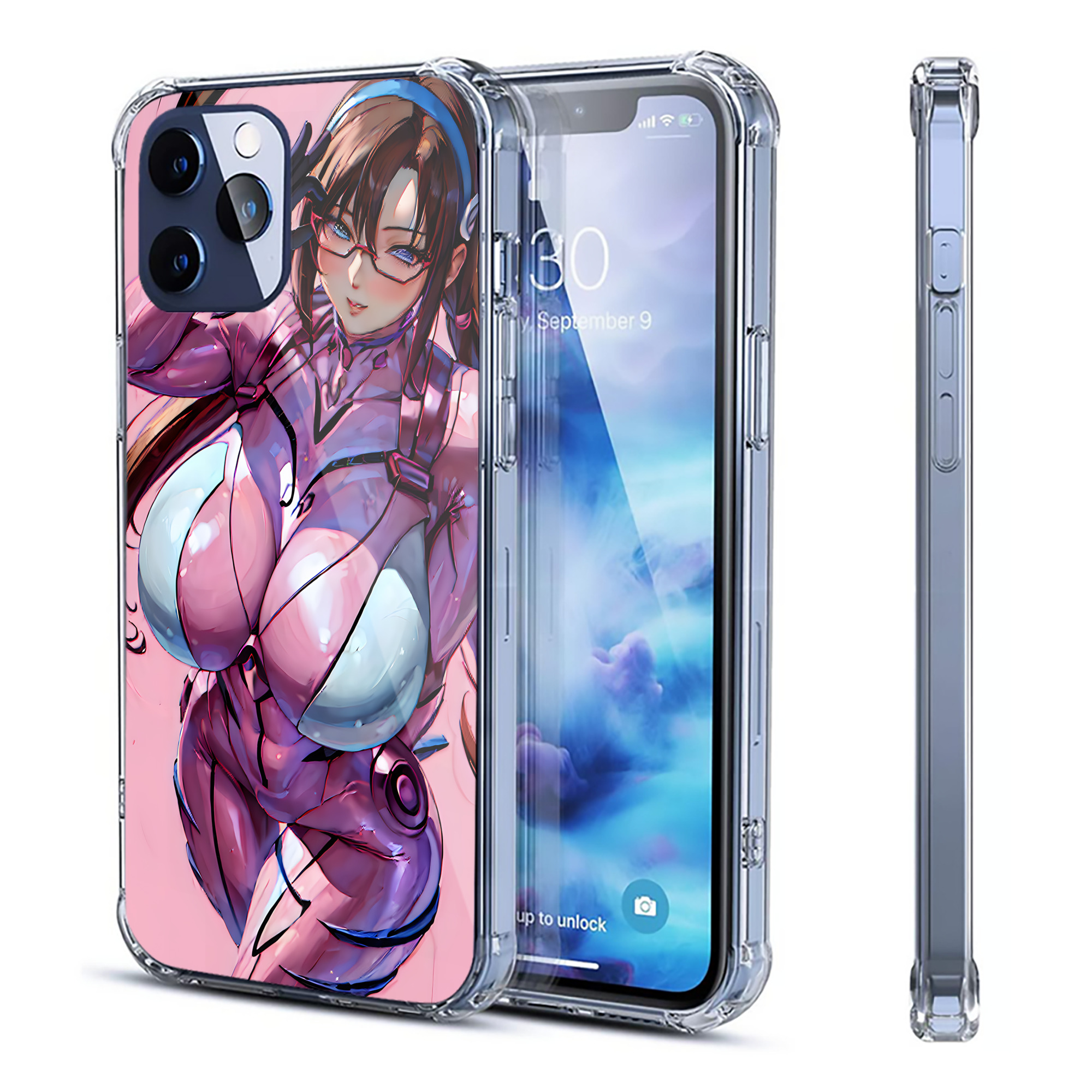 （画像用） EVA 新世紀エヴァンゲリオン 【iPhone 12シリーズ対応】透明スマホケース（クリアソフトケース）